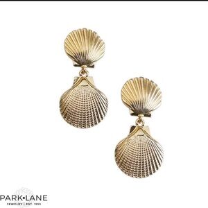 Park Lane mermaid Gold Shell Earrings